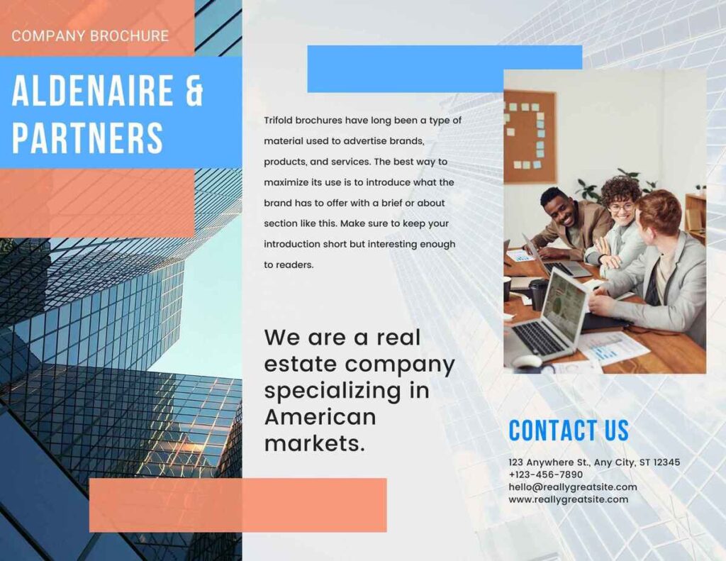 Company Business Trifold Brochure