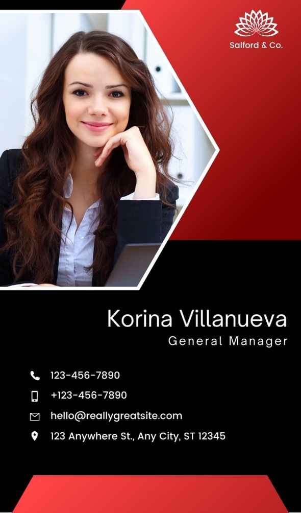 Red Business Card 1